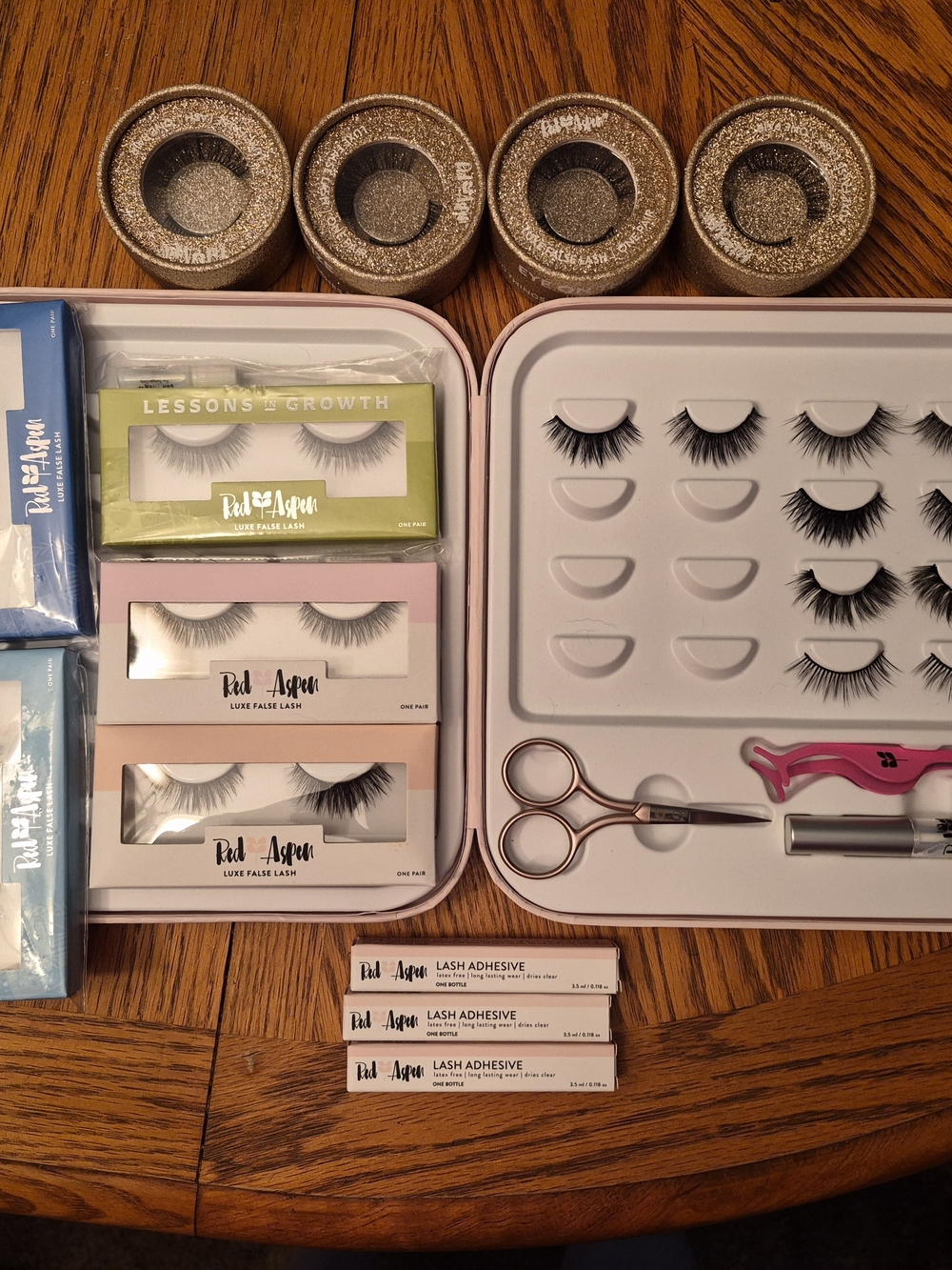 Red Aspen Luxe False Lash Kit – Black